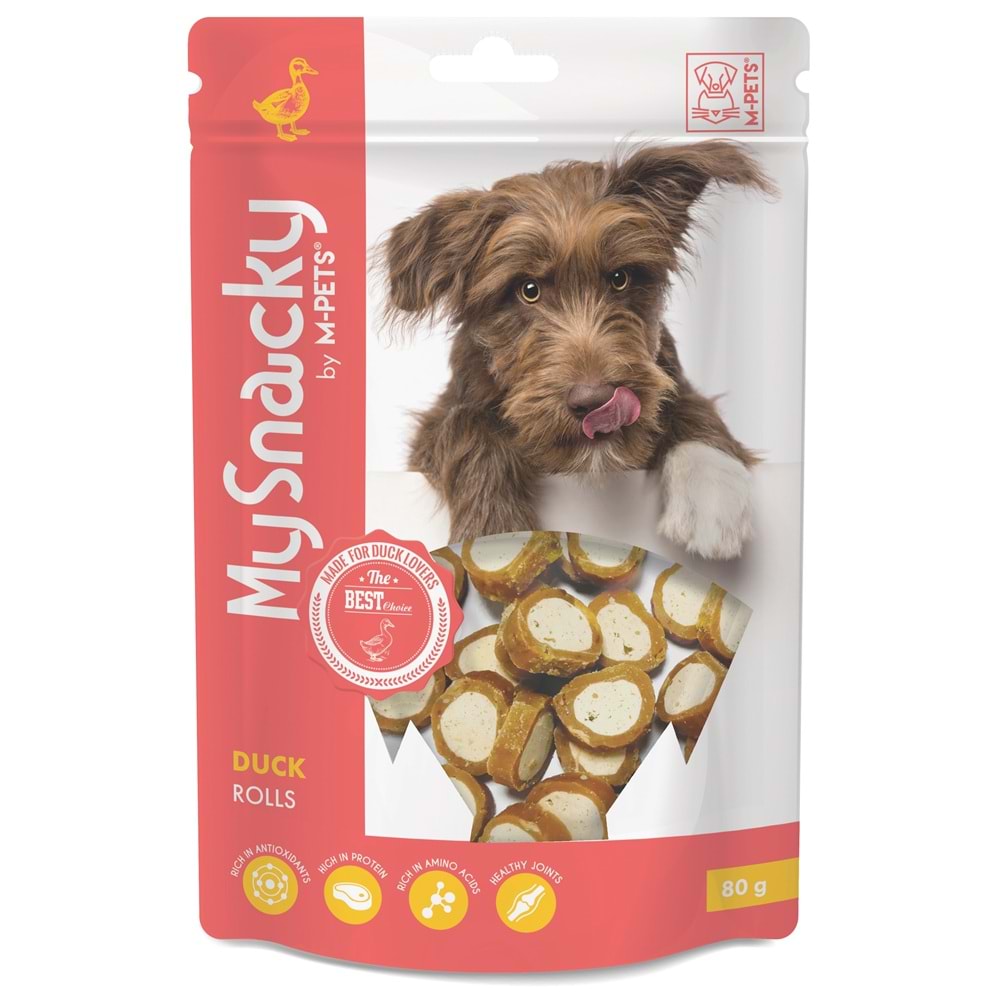 19023899 M-PETS MY SNACKY DUCK ROLLS KÖPEK ÖDÜLÜ 80GR