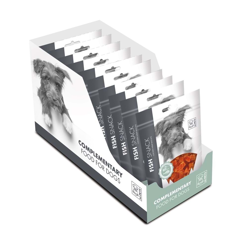 19028099 M-PETS SALMON CUBES KÖPEK ÖDÜLÜ 80GR