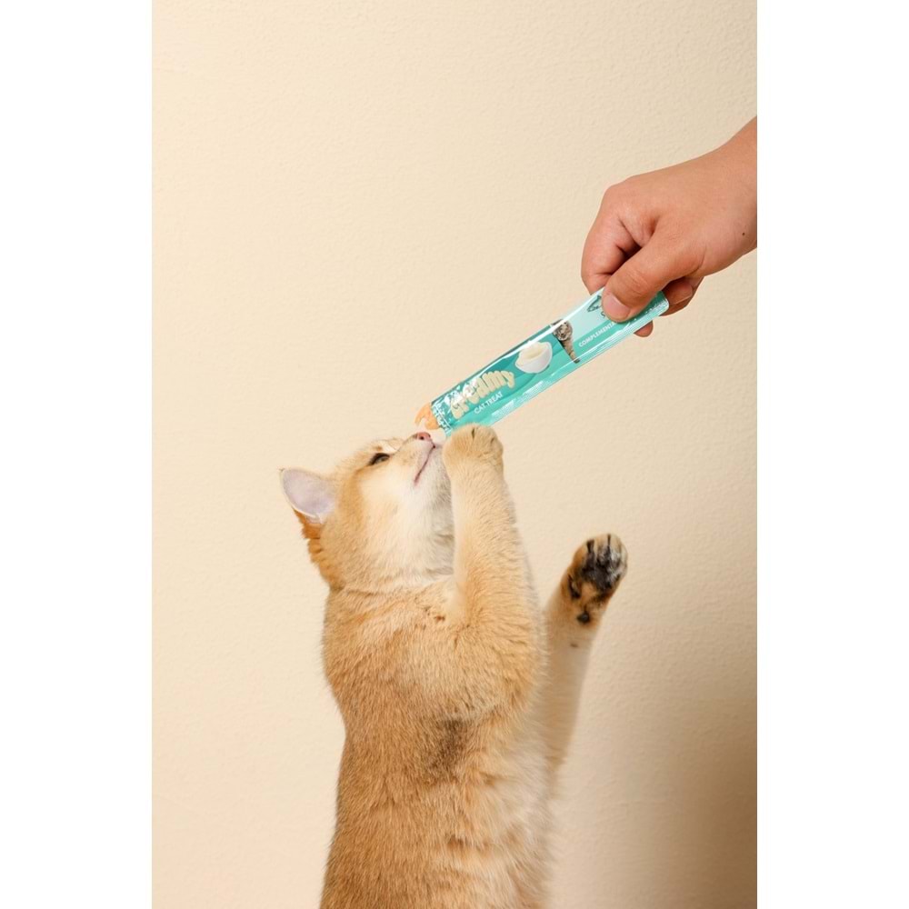 19038299 M-PETS CREAMY SOMON BALIKLI BİFTEKLİ KEDİ ÖDÜLÜ 4X15GR