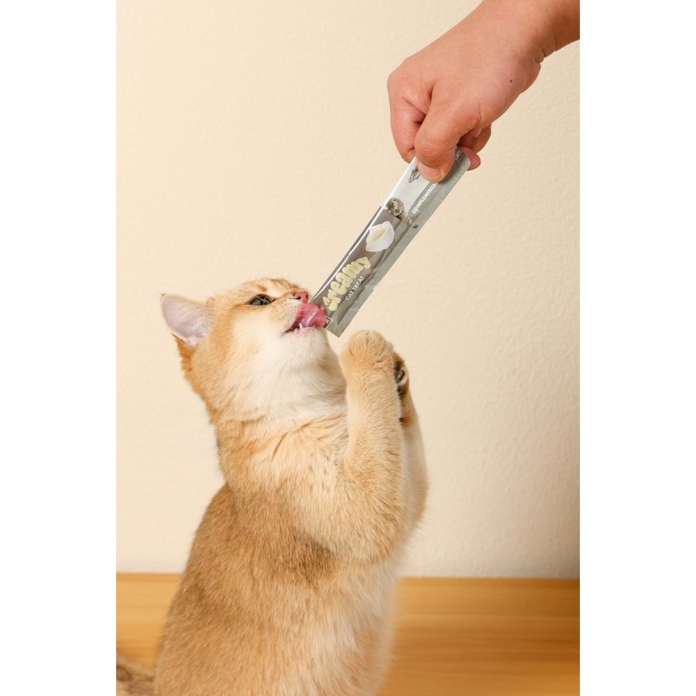 19038399 M-PETS CREAMY MORİNA BALIKLI BİFTEKLİ KEDİ ÖDÜLÜ 4X15GR