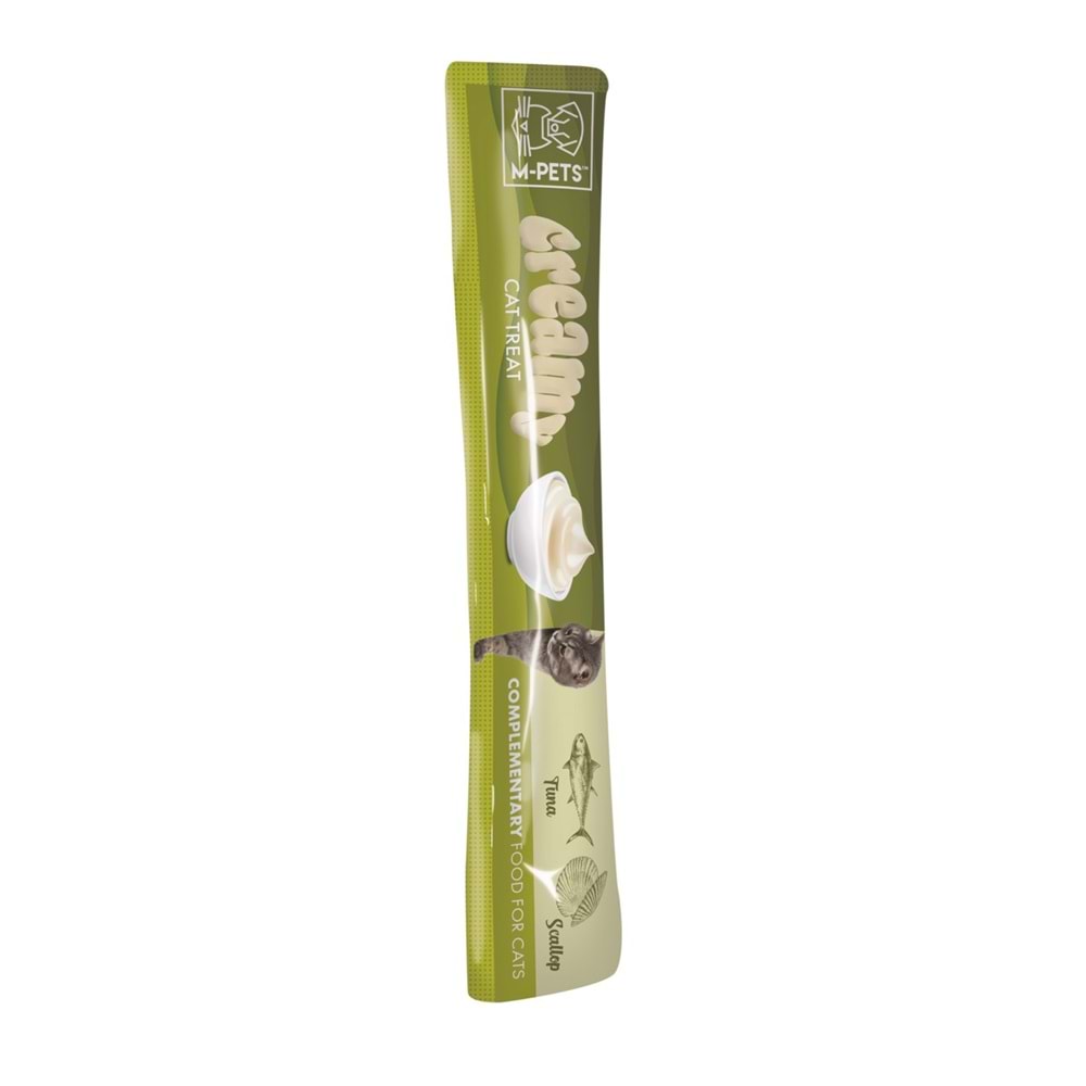 19038799 M-PETS CREAMY TON BALIKLI DENİZ TARAKLI KEDİ ÖDÜLÜ 4X15GR