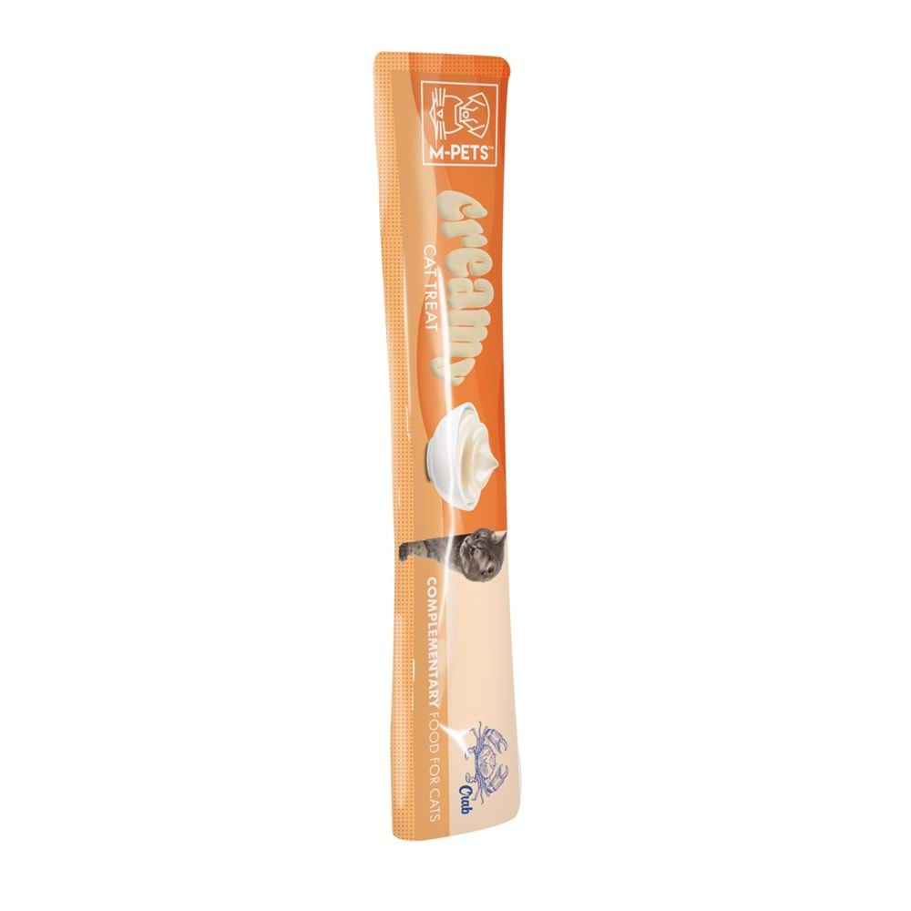 19039099 M-PETS CREAMY YENGEÇLİ KEDİ ÖDÜLÜ 4X15GR