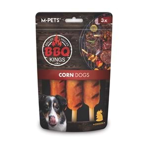 19041399-M-PETS BBQ KINGS CORN DOGS CHICKEN ÖDÜL 90GR