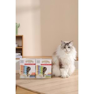 19041799-M-PETS 4 LEZZET KARIŞIK KEDİ CREAMY 40+8 BEDELSİZ 48X15GR