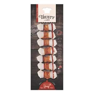 19045699 M-PETS TRUSTY EXTRA BEEF DÜĞÜMLÜ KEMİK 7Lİ 105GR/6,4CM