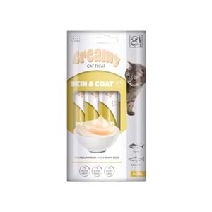 19049999 M-PETS SKIN & COAT FONKSİYONEL CREAMY KEDİ ÖDÜLÜ 4X15GR