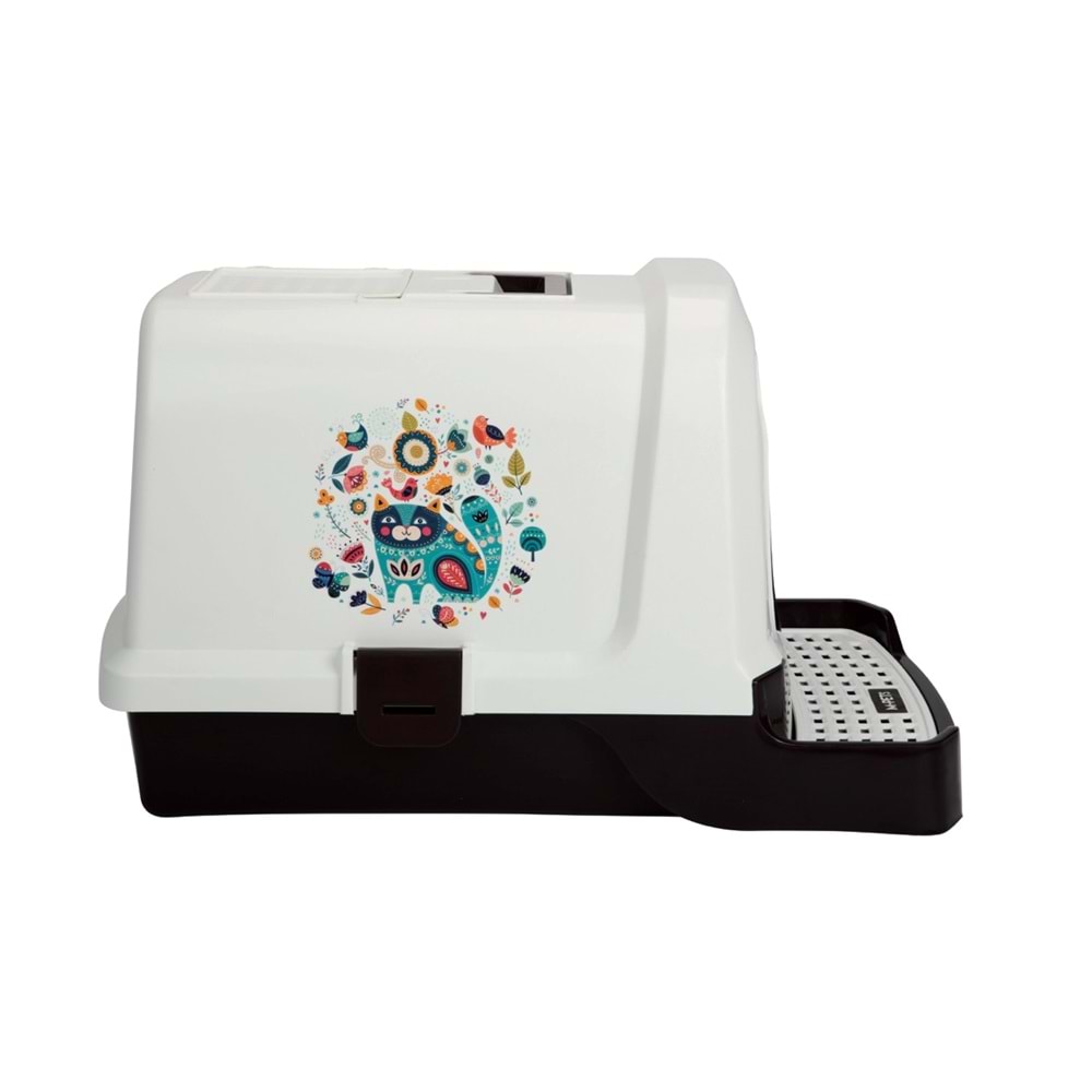 20101399 M-PETS SUEZ CAT/BİRDS KAPALI KEDİ TUVALETİ 69X42X41CM