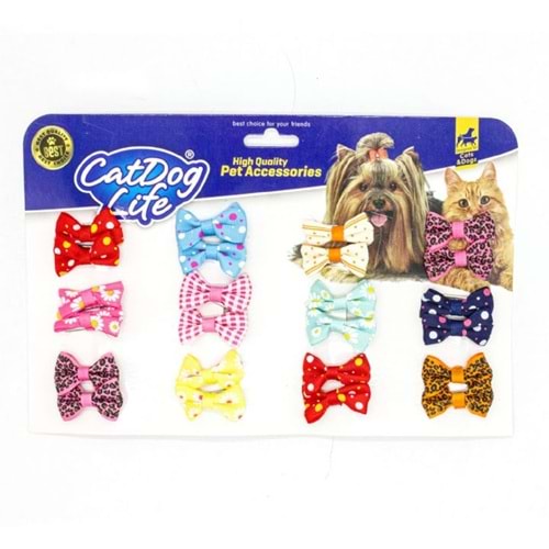 201693-CAT/DOGLİFE KEDİ ve KÖPEK İÇİN TOKA 24LÜ MİX COLOR