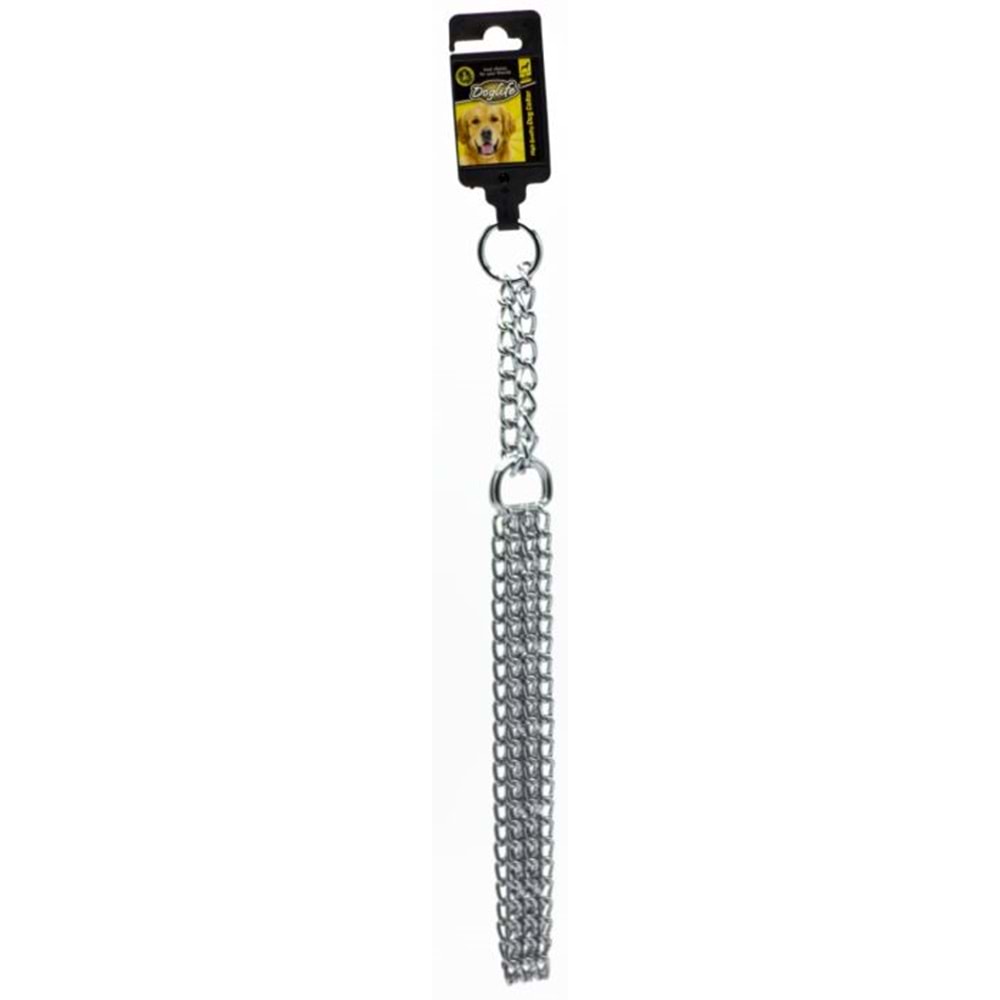 202518-DOGLİFE KÖPEKLER İÇİN 3 SIRA BOYUN ZİNCİRİ 2,5MMX60CM
