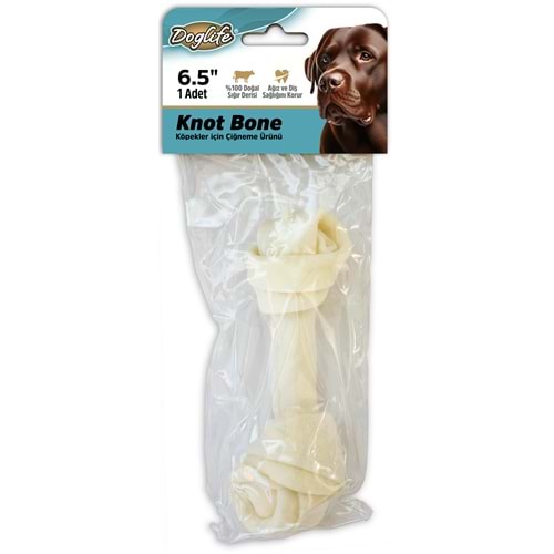 202694-DOGLİFE DÜĞÜMLÜ KEMİK WHİTE 50GR/AD. 1Lİ PAKET