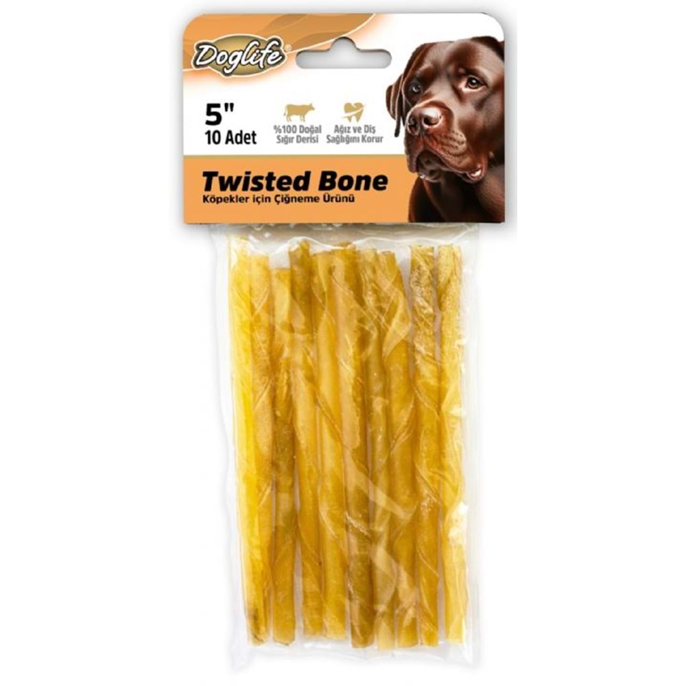 202709-DOGLİFE BURGU ÇUBUK NATUREL 5-6GR/AD. 10LU