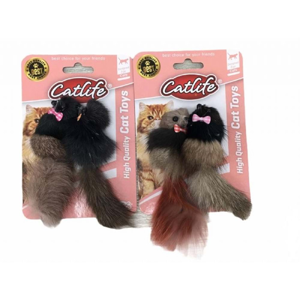 203108-CATLİFE KEDİLER İÇİN SEVİMLİ FARE 2Lİ