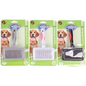 203716-CAT/DOGLİFE KEDİ ve KÖPEKLER İÇİN İNCE TELLİ BASMALI FIRÇA (M)