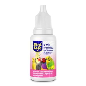 203762-BİRDLİFE E-VİT VİTAMİN E ve SELENYUM SOLUSYONU 25ML 12Lİ