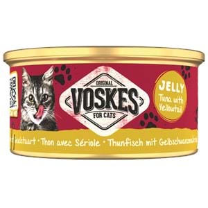 20377-VOSKES TON BALIĞI ve SARIKUYRUK KEDİ KONSERVESİ 85GR 24LÜ