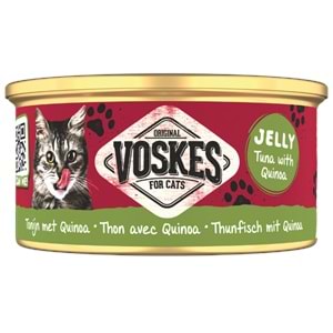 20385-VOSKES TON BALIĞI ve KİNOA KEDİ KONSERVESİ 85GR 24LÜ