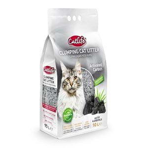 CATLİFE ACTİVE KARBONLU BENTONİT KEDİ KUMU 10LT