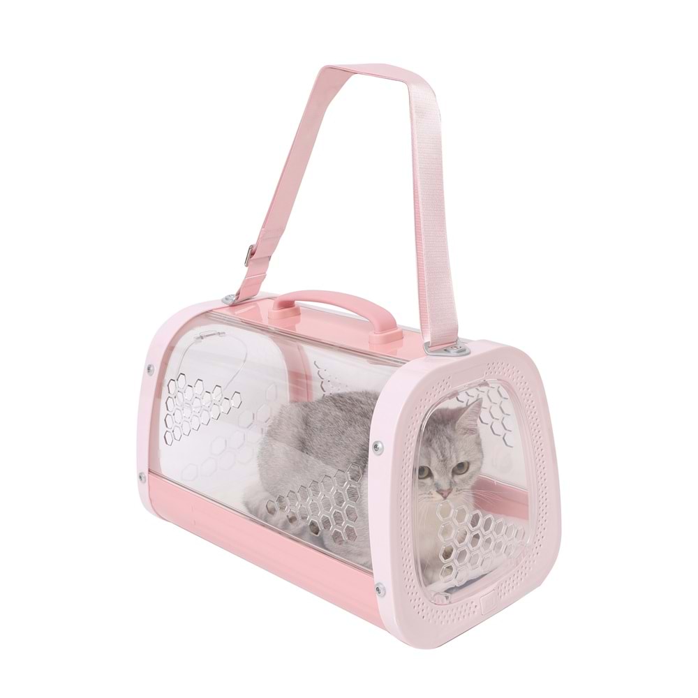 20400399 M-PETS HONEY KEDİ ve KÖPEKLER İÇİN TAŞIMA ÇANTASI PİNK