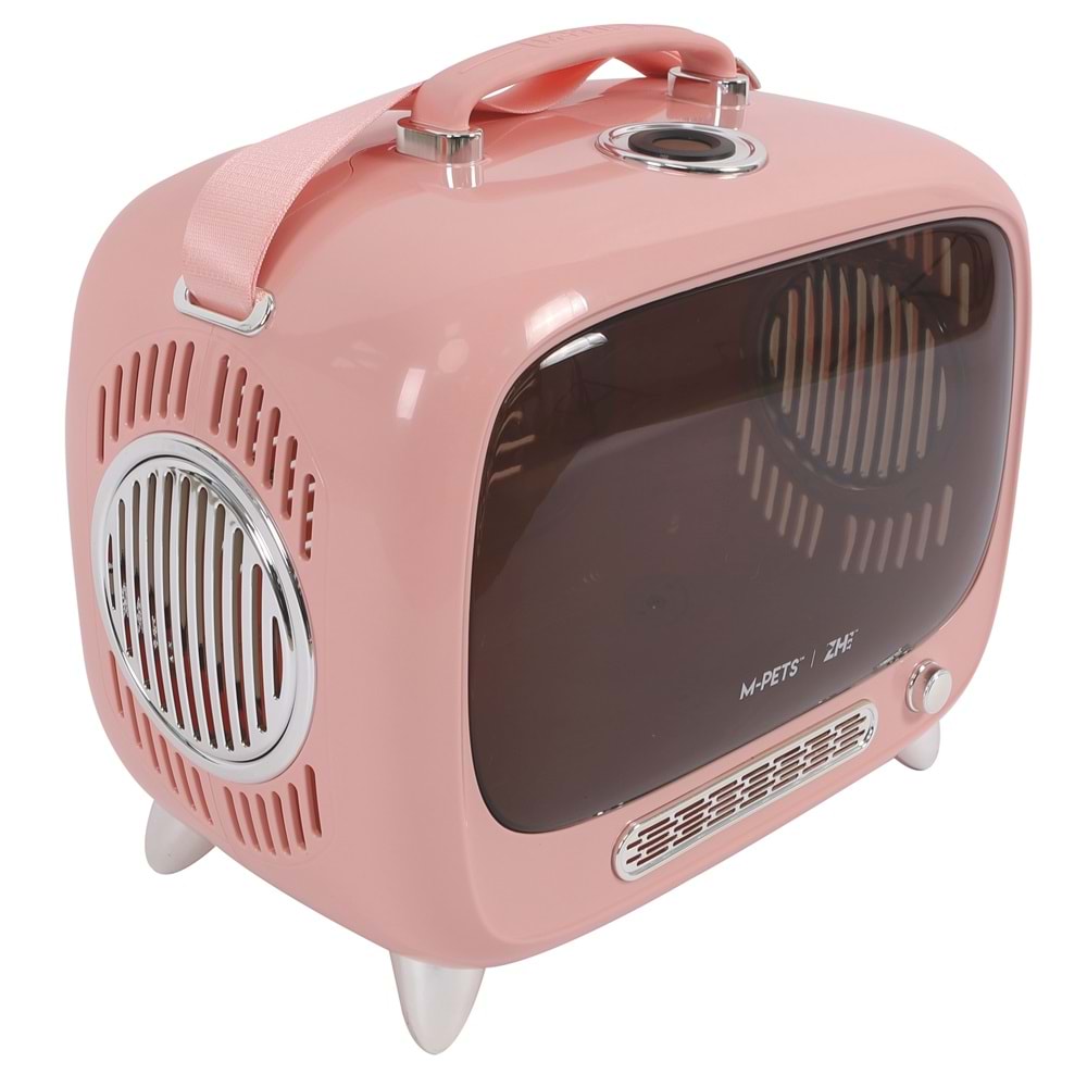 20400899 M-PETS SIXTIES TV TAŞIMA ÇANTASI PİNK 44X26X38CM