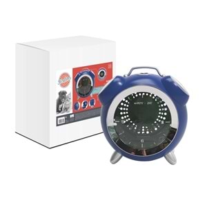 20401599 M-PETS SIXTIES CLOCK TAŞIMA ÇANTASI BLUE 40X44X26CM