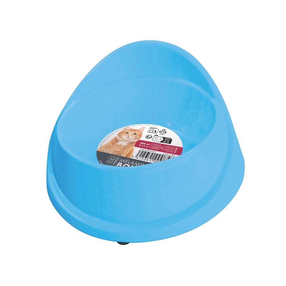 20500199 M-PETS MELAMİN MAMA KABI KEDİLER İÇİN 300ML