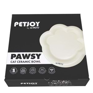 20502199 M-PETS PAWSY SERAMİK MAMA KABI WHİTE 100ML