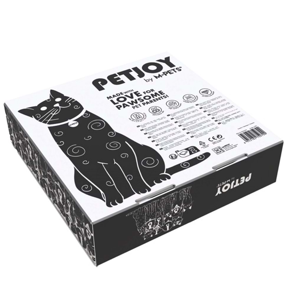 20502299 M-PETS PAWSY SERAMİK MAMA KABI WHİTE 175ML