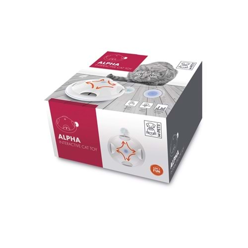 20631299 M-PETS ALPHA İNTERAKTİF KEDİ OYUNCAĞI WHİTE