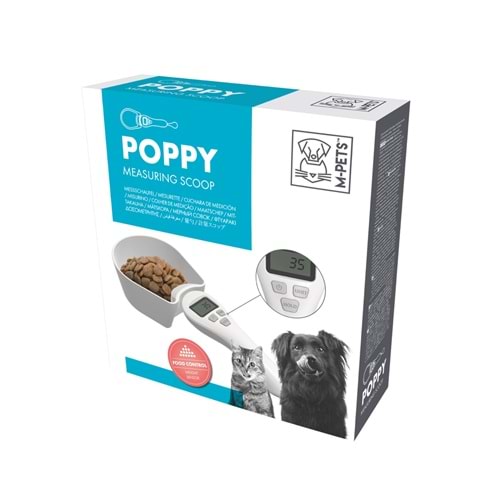 20631499 M-PETS POPPY DİJİTAL MAMA ÖLÇÜ KABI