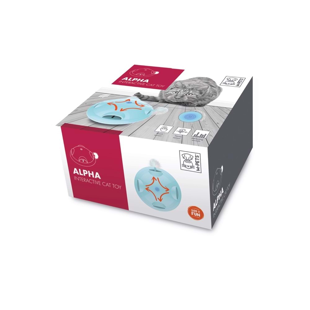 20632917 M-PETS ALPHA İNTERAKTİF KEDİ OYUNCAĞI BLUE