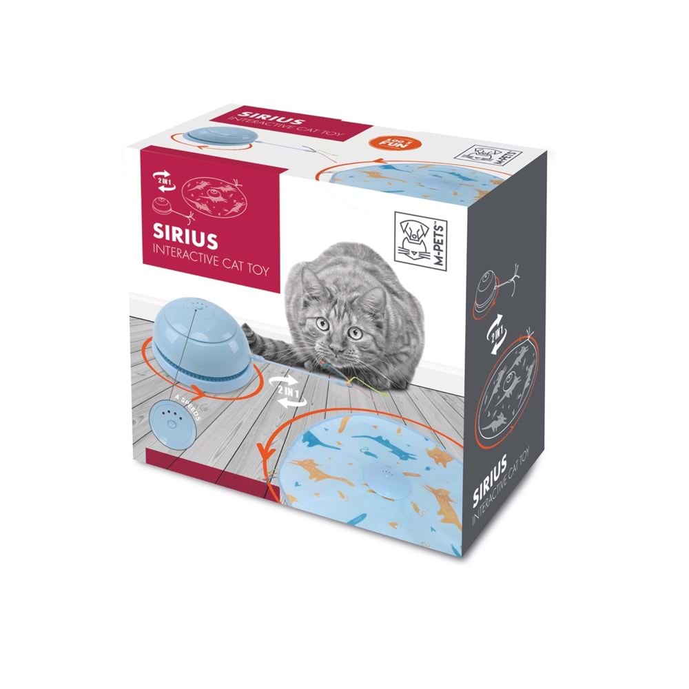 20634617 M-PETS SIRIUS İNTERAKTİF KEDİ OYUNCAĞI BLUE