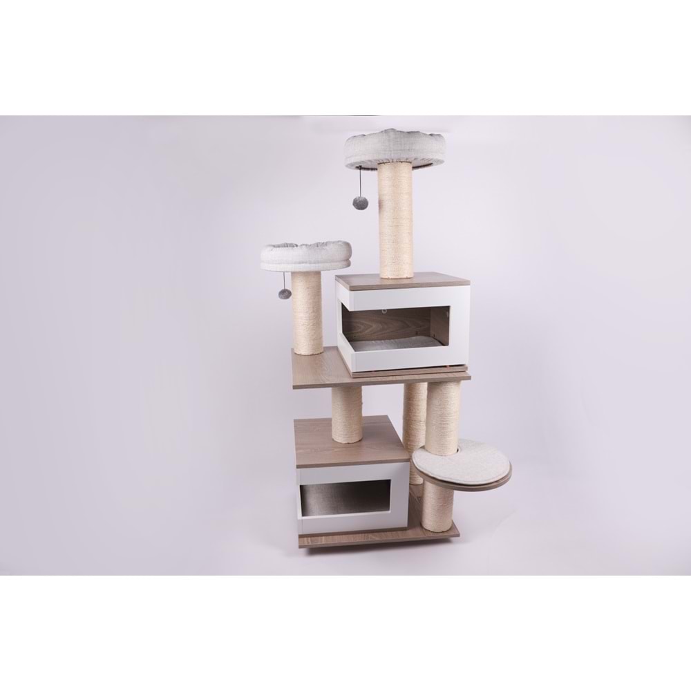 20636599 M-PETS CAT ELİTE MONICA KEDİ TIRMALAMA 88X62X140CM