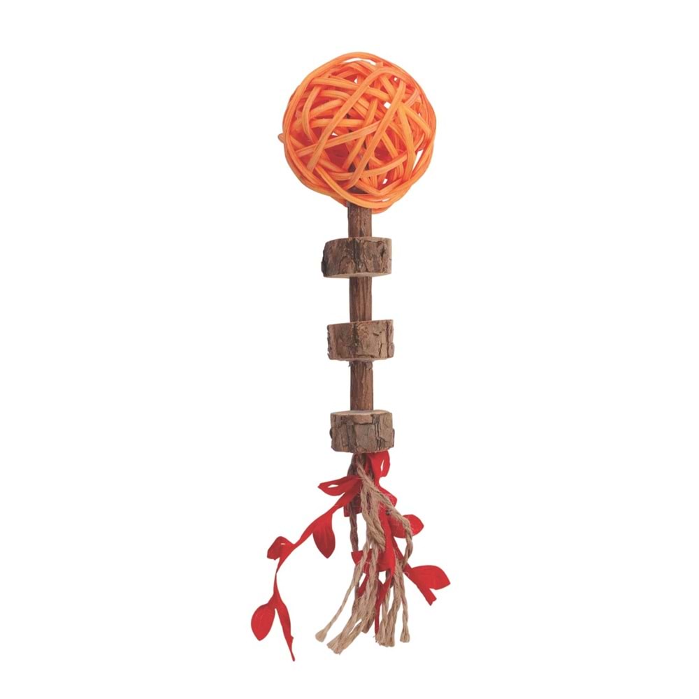 20640199 M-PETS CHARMY AMULET MATATABİ KEDİ OYUNCAĞI ORANGE