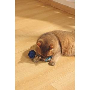 20640299 M-PETS CHARMY AMULET MATATABİ KEDİ OYUNCAĞI BLUE