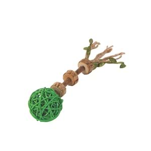 20640399 M-PETS CHARMY AMULET MATATABİ KEDİ OYUNCAĞI GREEN