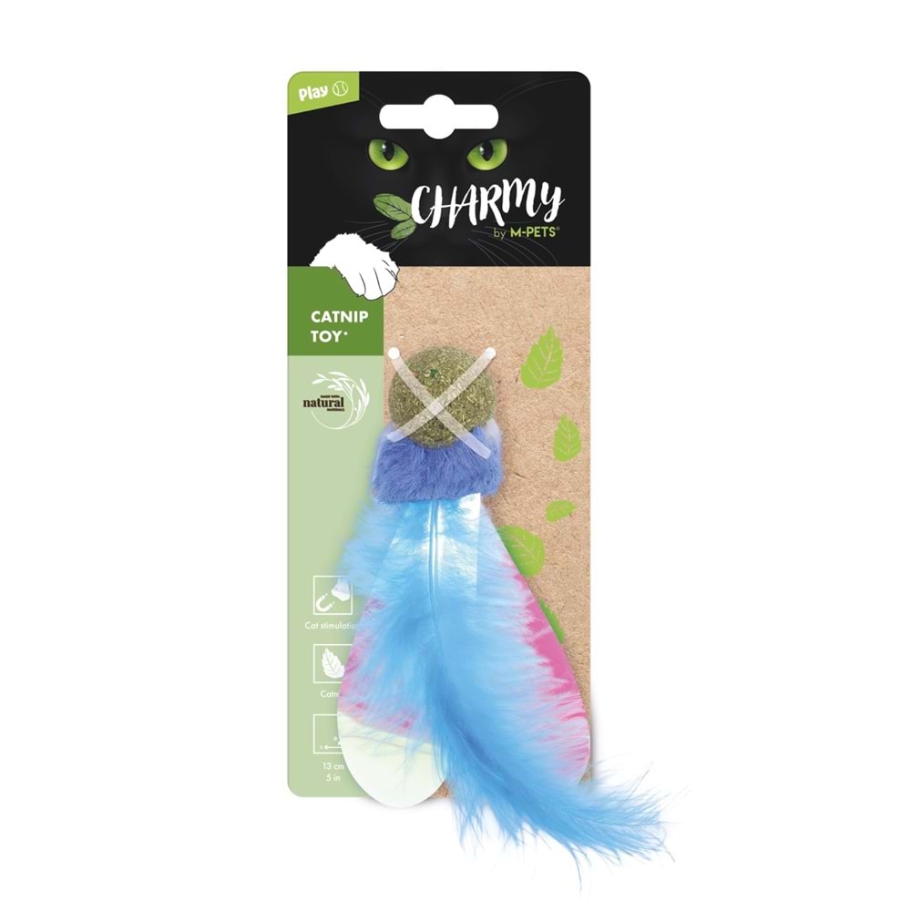 20640699 M-PETS CHARMY FIREFLY CATNİPLİ KEDİ OYUNCAĞI BLUE