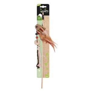 20641499 M-PETS CHARMY SARDINE CATNİPLİ KEDİ OYUNCAĞI OLTA BROWN
