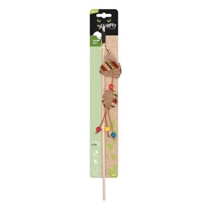 20641699 M-PETS CHARMY CONE CATNİPLİ KEDİ OYUNCAĞI OLTA BROWN