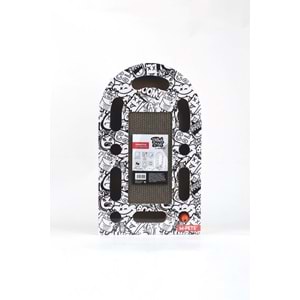 20641899 M-PETS URBAN STYLE FREESTYLE KARTON TIRMALAMA BLACK/WHİTE