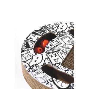 20641899 M-PETS URBAN STYLE FREESTYLE KARTON TIRMALAMA BLACK/WHİTE