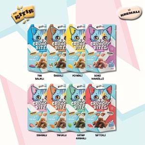 20646299 M-PETS CRUNCHY BITES PEYNİRLİ KEDİ ÖDÜLÜ 60GR