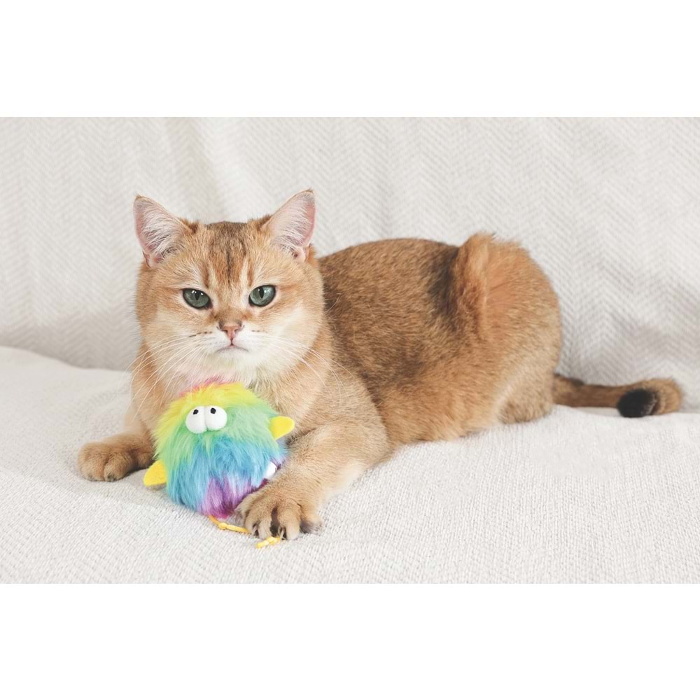 20646899 M-PETS FLUFFY ZEE CATNİPLİ KEDİ OYUNCAĞI MULTİCOLOR