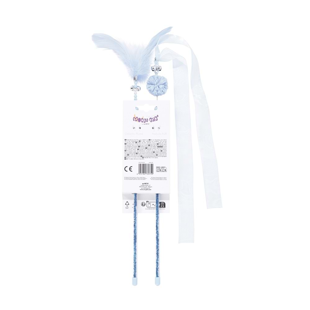 20650999 M-PETS MOONCAT KEDİ OYUNCAĞI OLTA BLUE 2Lİ SET