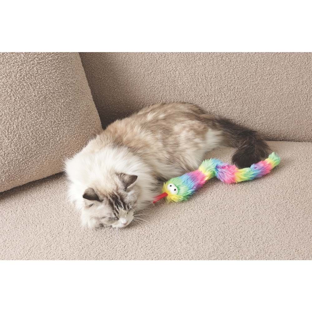 20654399 M-PETS FLUFFY ZAZ CATNİPLİ KEDİ OYUNCAĞI MİX COLOR