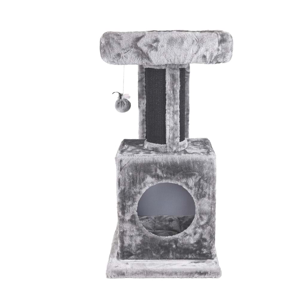 20656499 M-PETS PANTHER PREMİUM NOOK KEDİ TIRMALAMA GREY