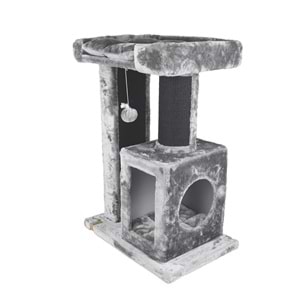 20656499 M-PETS PANTHER PREMİUM NOOK KEDİ TIRMALAMA GREY