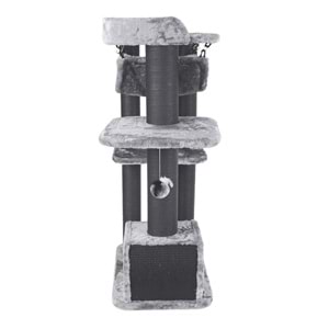 20656699 M-PETS PANTHER PREMİUM CANOPY KEDİ TIRMALAMA GREY