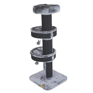 20656799 M-PETS PANTHER PREMİUM ALCOVE KEDİ TIRMALAMA GREY