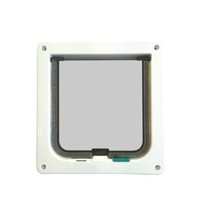 20800101 M-PETS DORAS KEDİ KAPISI 2 YOLLU WHİTE 200MMX192MM
