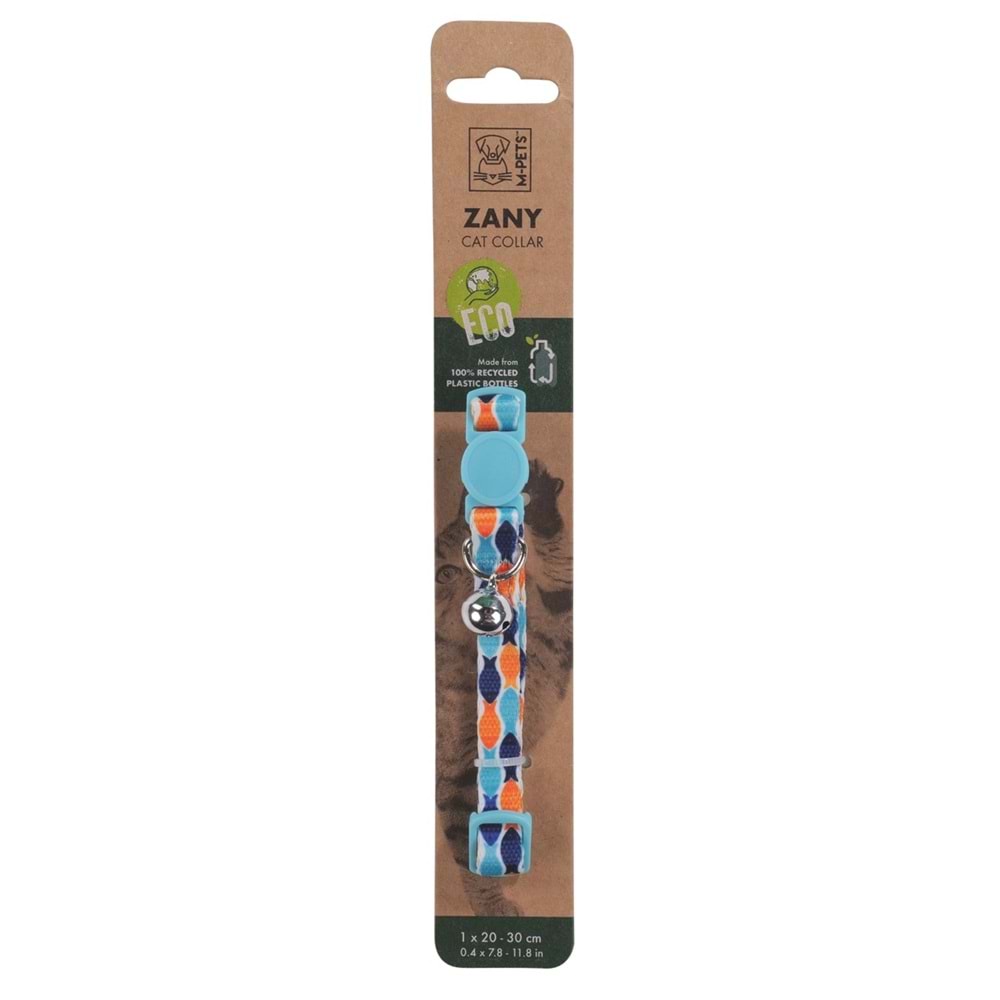 20800999 M-PETS ZANY KEDİ BOYUN ZİLLİ TASMASI MULTİCOLOR